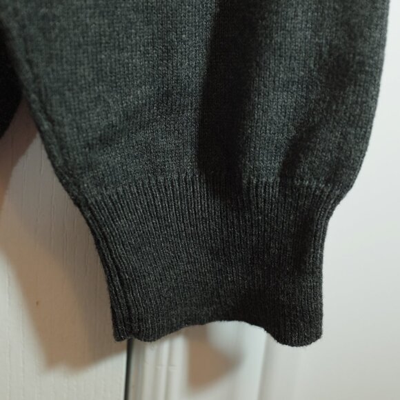 Pierre Cardin Grey Cotton-Cashmere Blend Knit Sweater size M - Picture 4 of 8